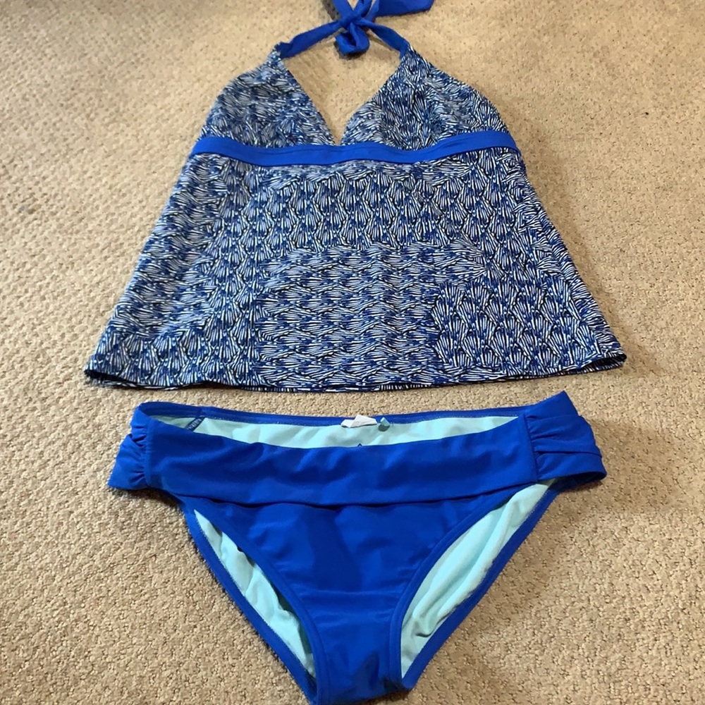 Prana Royal Blue Bikini Bottom Swimwear. Bottoms Only